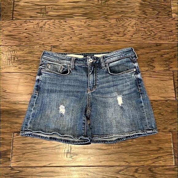 Pilcro and the Letterpress Anthropologie Slim Boyfriend Short Size 27 - Picture 1 of 16